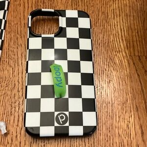 Loopy Case Checkered Black and White Phone Cover